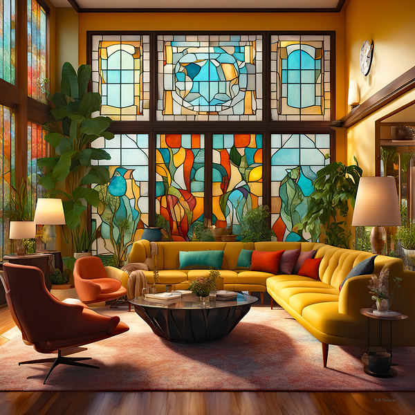 MID CENTURY LIVING ROOM III by Digicam