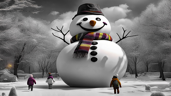 COLOSSAL SNOWMAN by Digicam