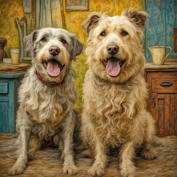 WILD HAIRED BUDDIES by Digicam