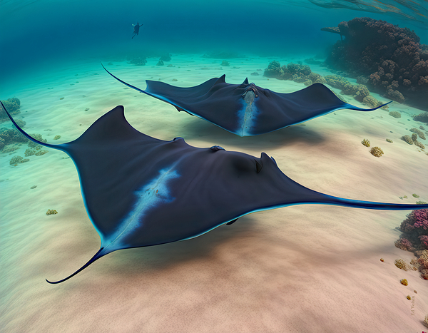 MANTA  RAYS 3  by Digicam