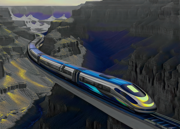 THE GORGE .....SELECTIVE COLORING Print