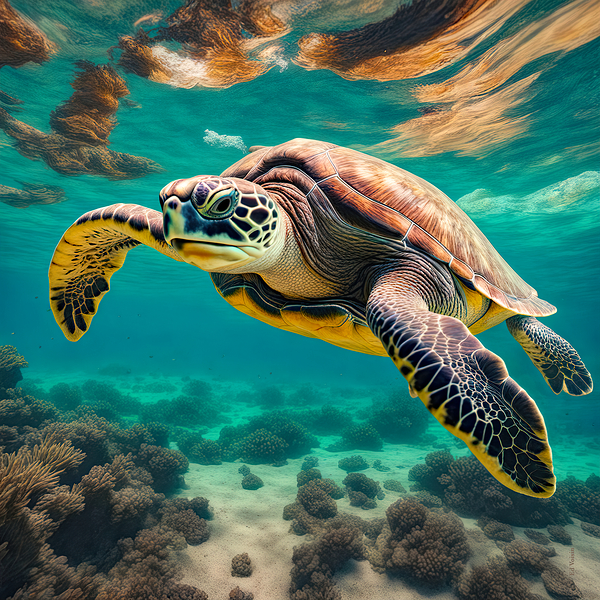 SEA TURTLE 2 by Digicam