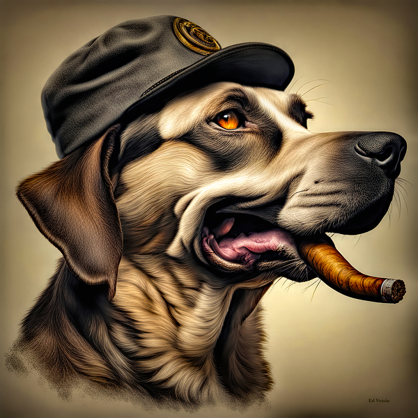 CROOKED SMOKES Print