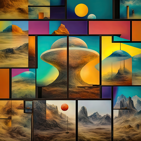 SPACED OUT Print