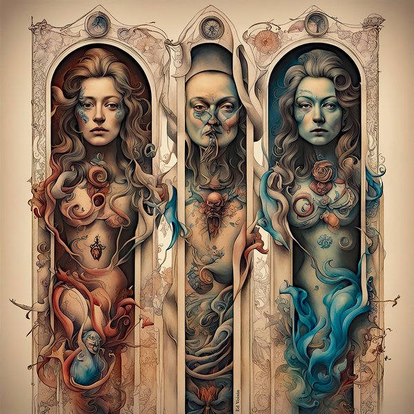 THREE FACES OF EVE by Digicam