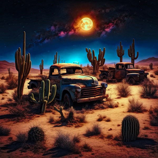 CELESTIAL CHEVYS Print