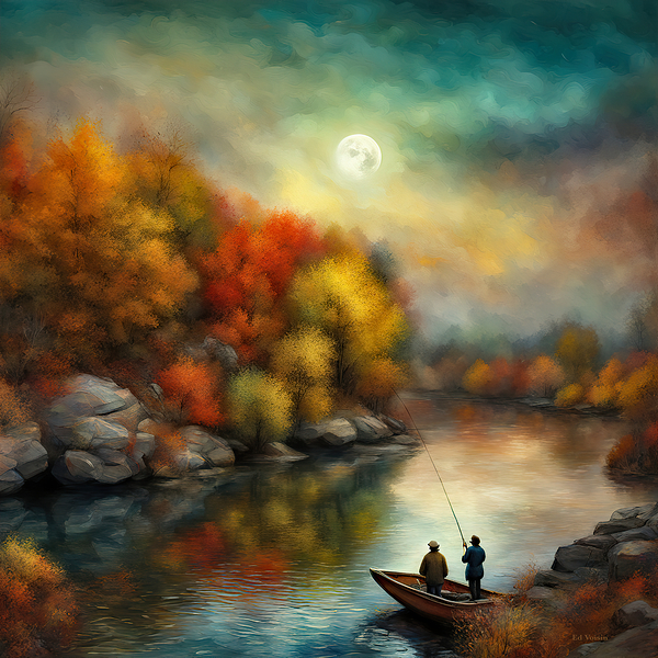 THE FISHING HOLE Print