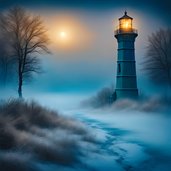 WINTER MOON by Digicam