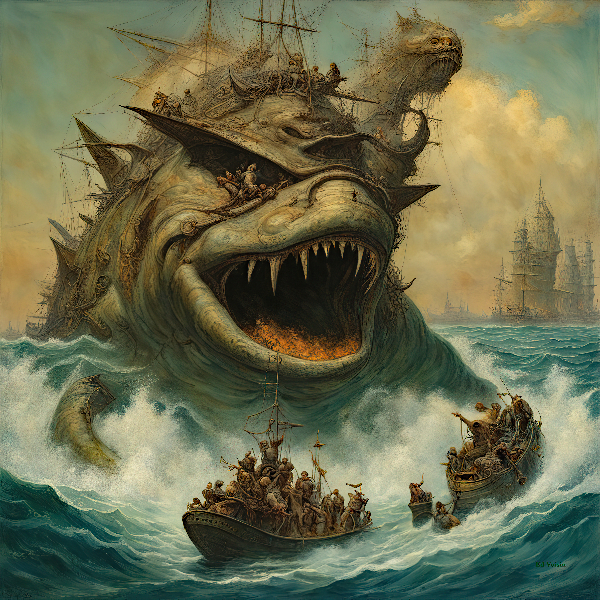 SERPENT SHIP 3 Print