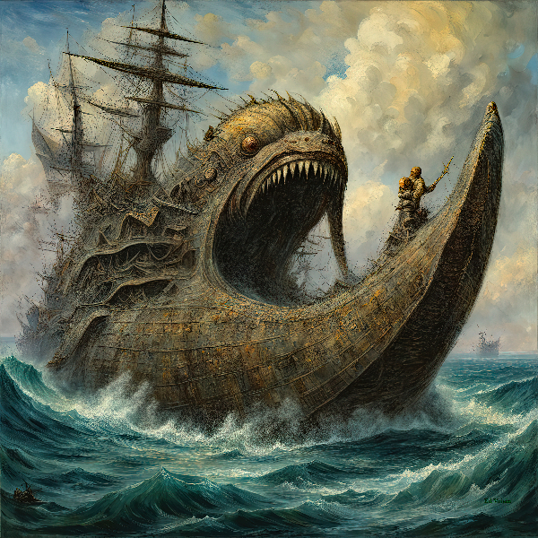 SERPENT SHIP 2 Print