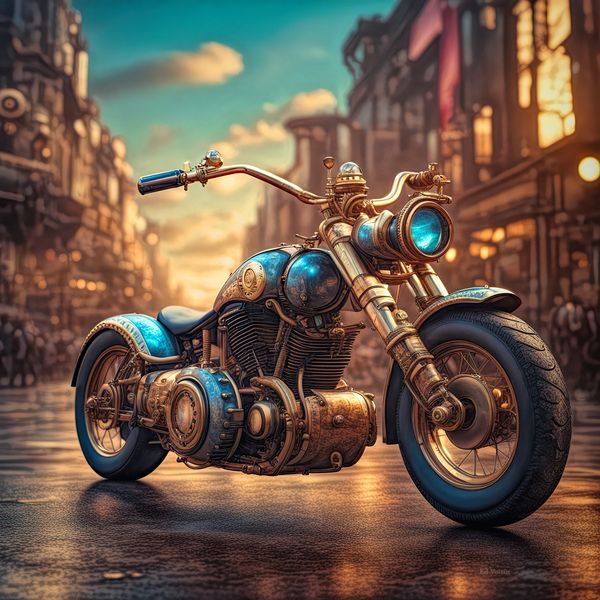 BLUE BIKE by Digicam