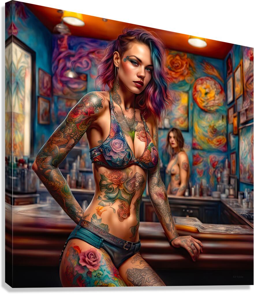 TATS II Canvas Print