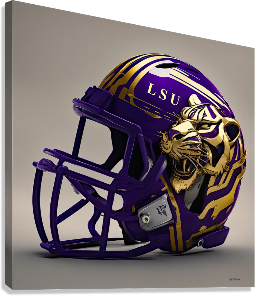 PURPLE AND GOLD Canvas Print