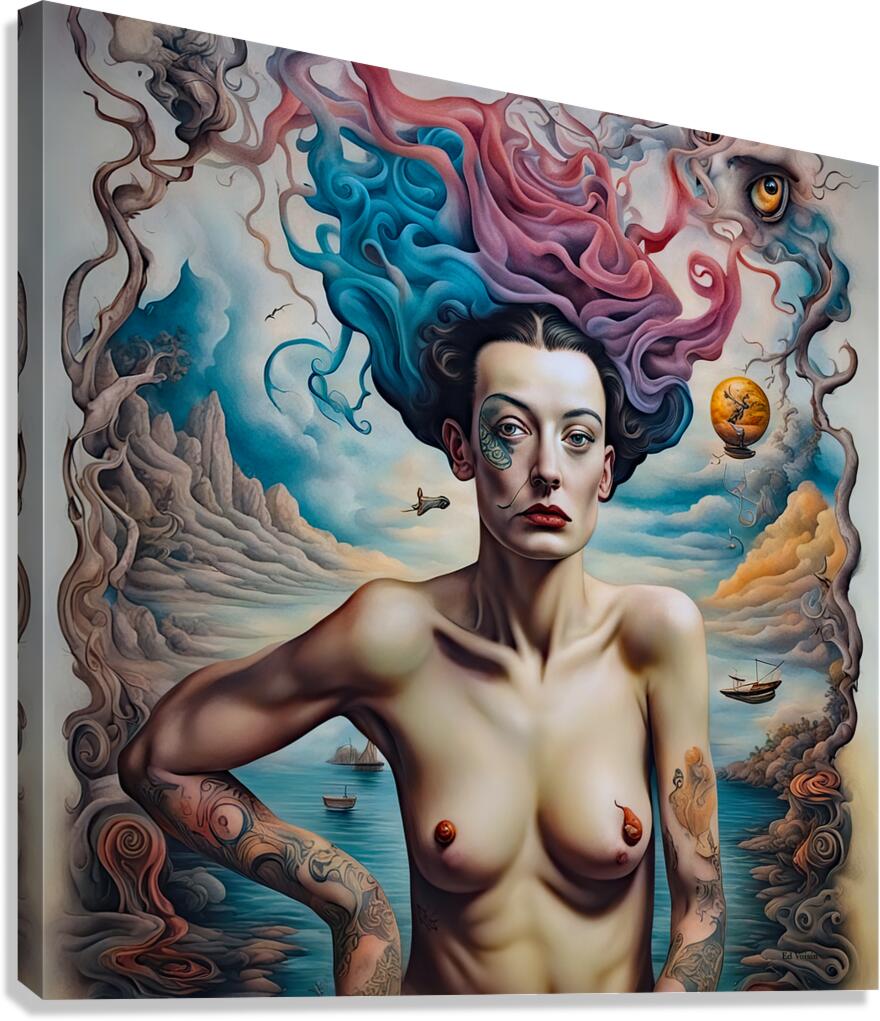 EROTIC DALI Canvas Print
