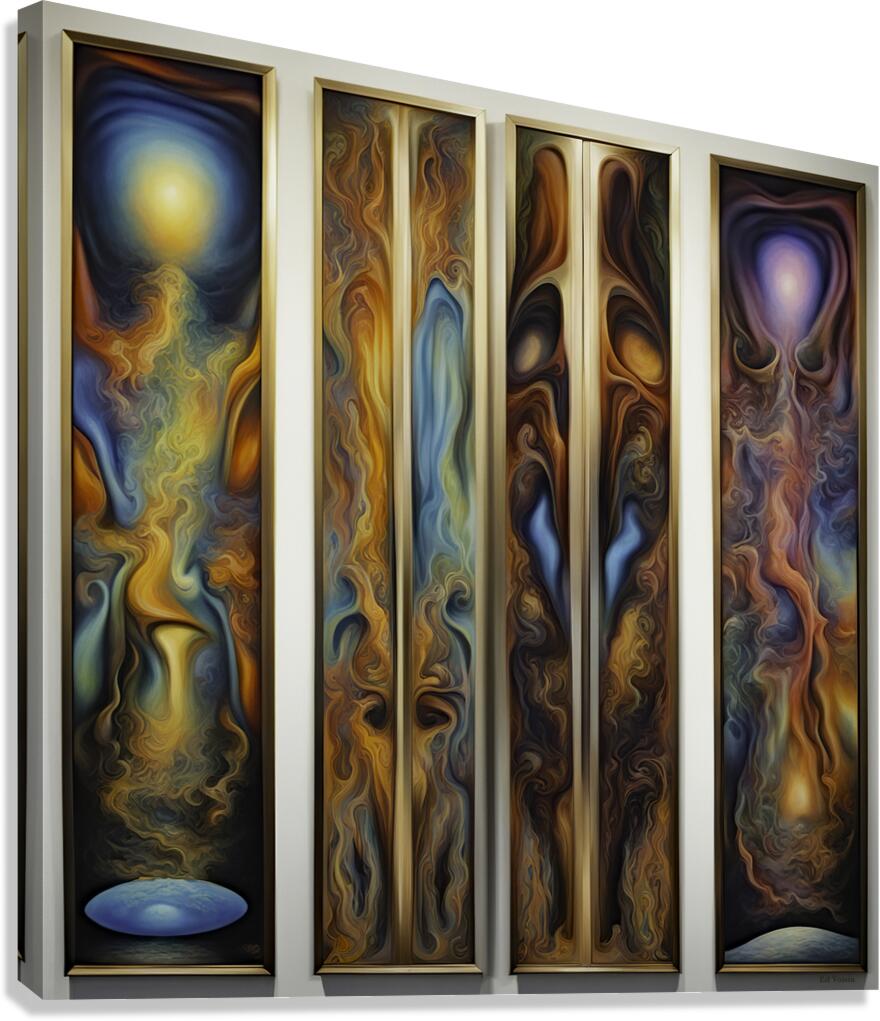 COSMIC LAVA Canvas Print