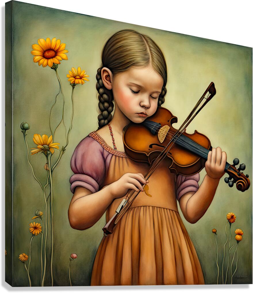 SWEETEST MUSIC Canvas Print