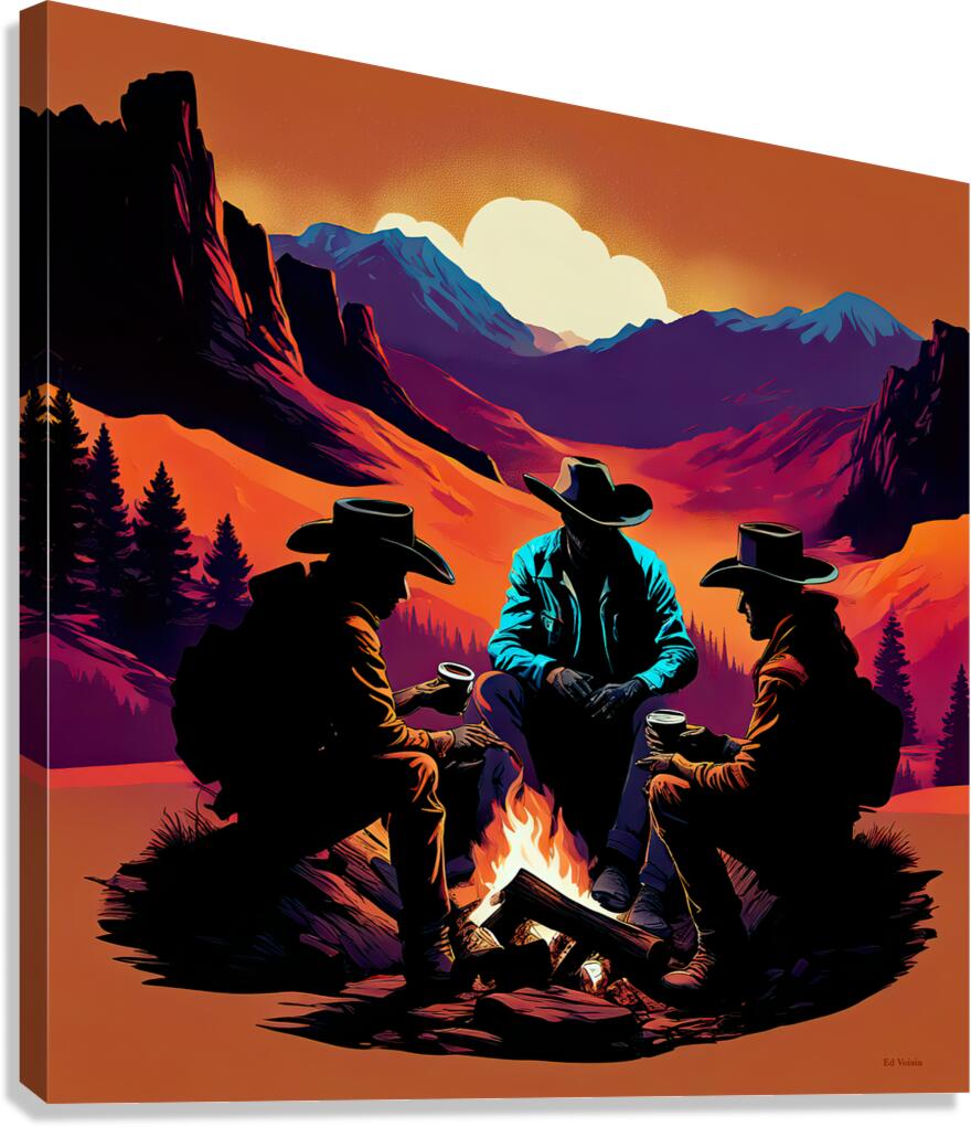 SILHOUETTE 14 Canvas Print