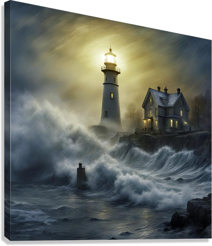 CRASHING WAVES Canvas Print