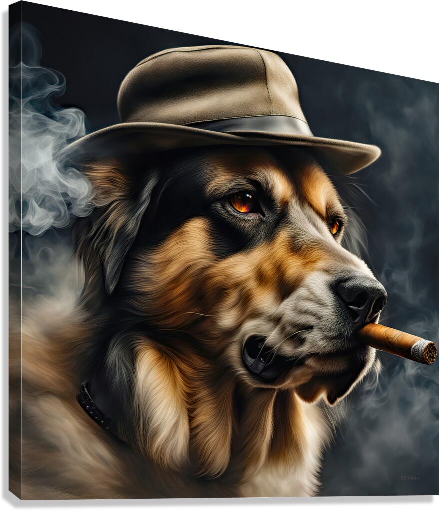 TOP DOG Canvas Print