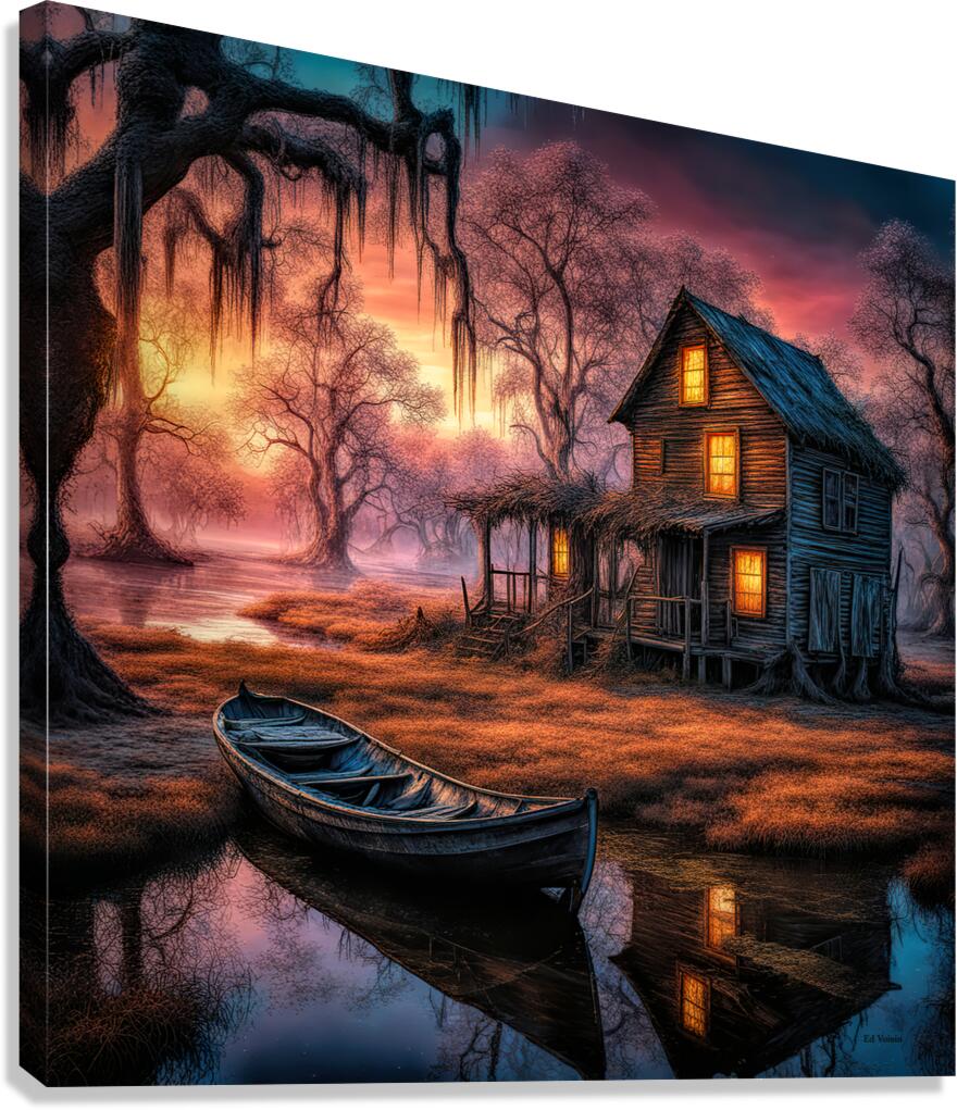 DEEP DARK SWAMP  Canvas Print