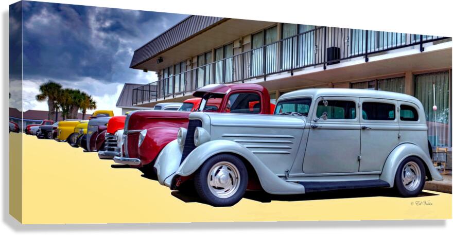 THE LINE UP Canvas Print