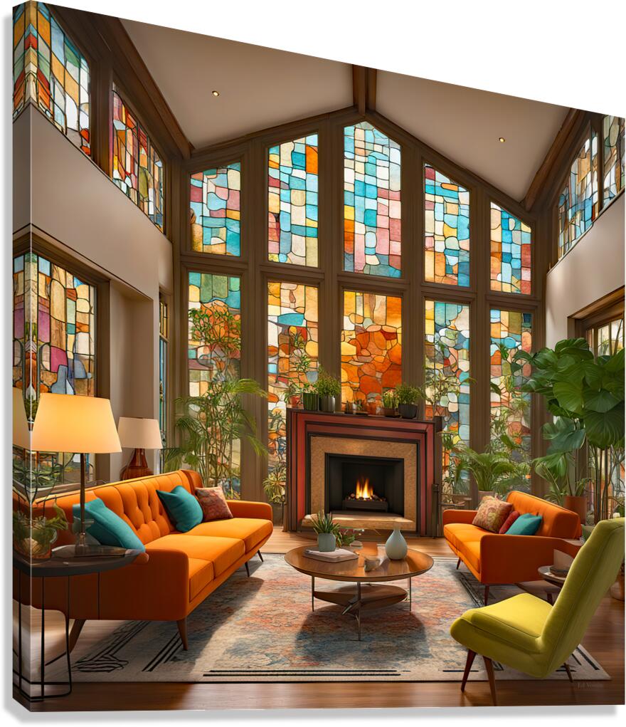 MID CENTURY MODERN Canvas Print