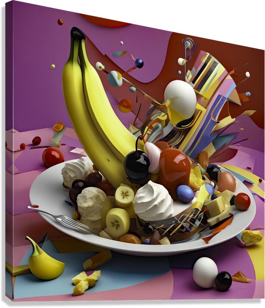 BANANAS GONE WILD 2 Canvas Print
