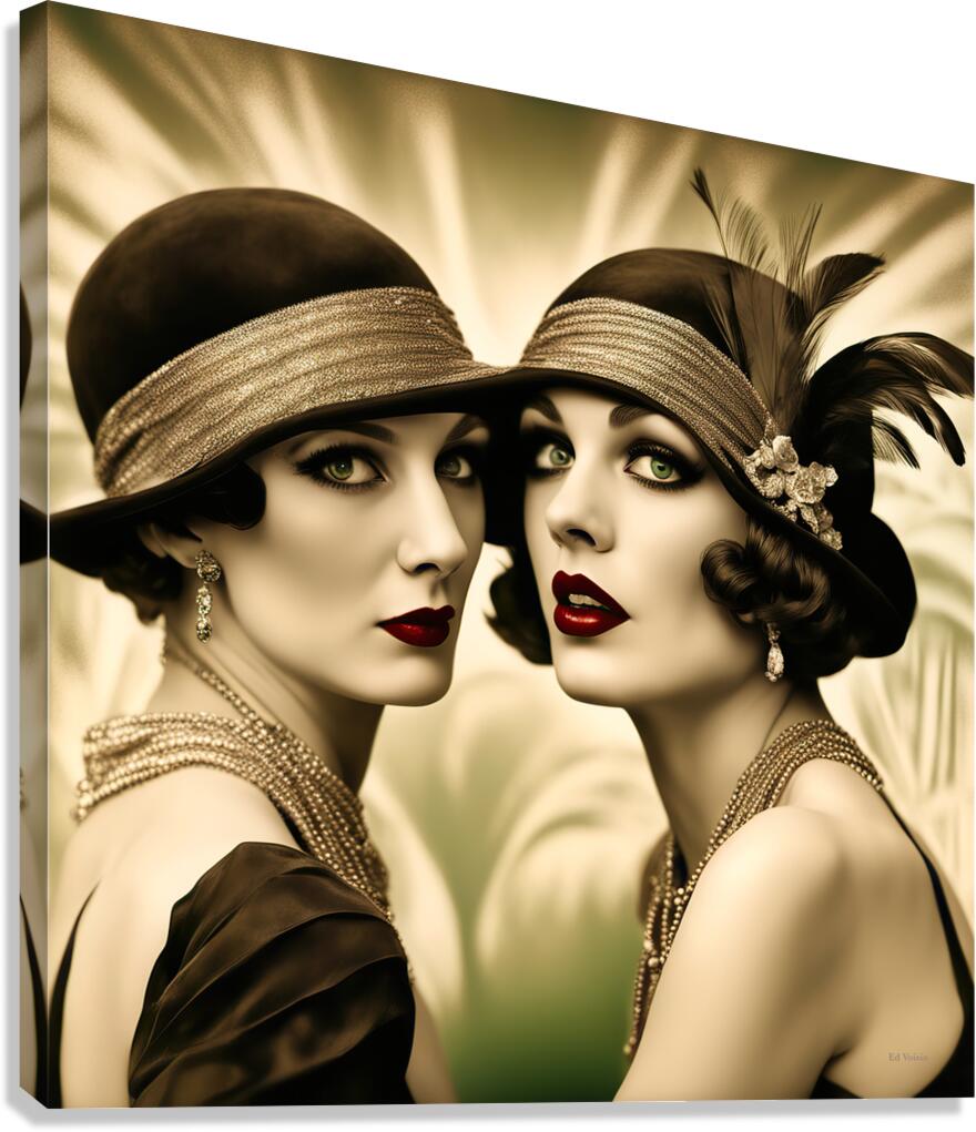 ROARING 20s  14 Canvas Print