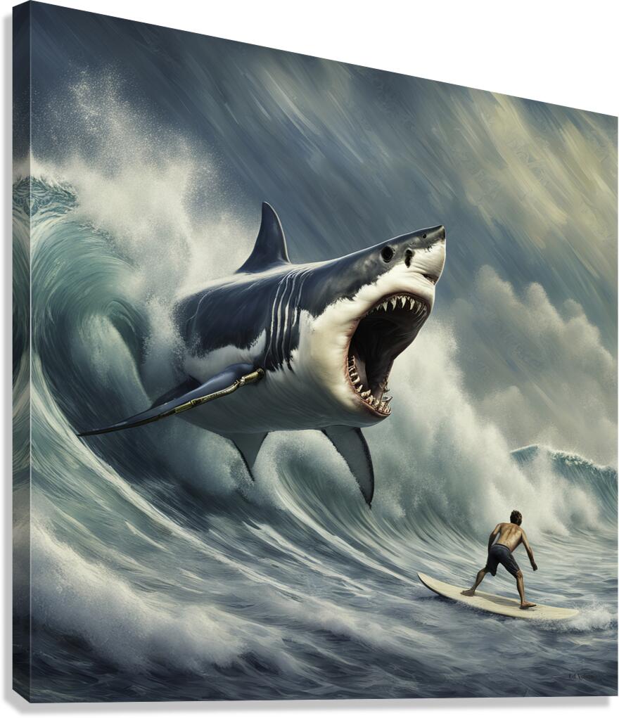 OUT OF NOWHERE Canvas Print