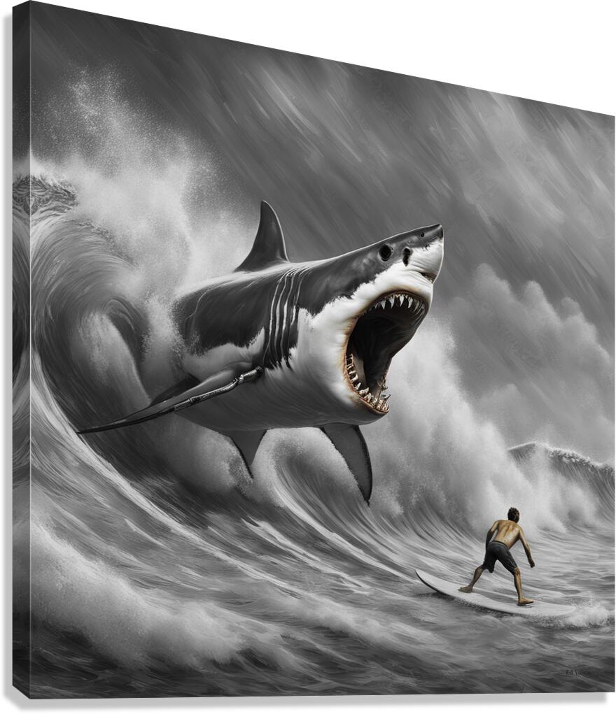 OUT OF NOWHERE.  SELECTIVE COLOR  2 Canvas Print