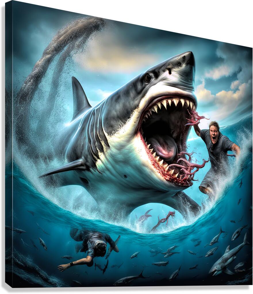 MANEATER Canvas Print