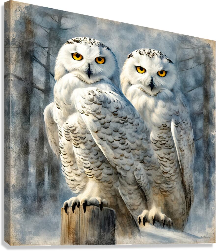 SNOWY 7 Canvas Print