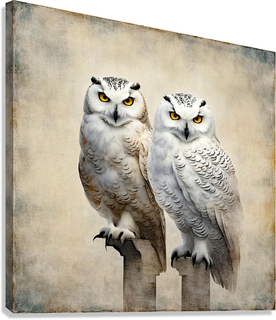 SNOWY 8 Canvas Print