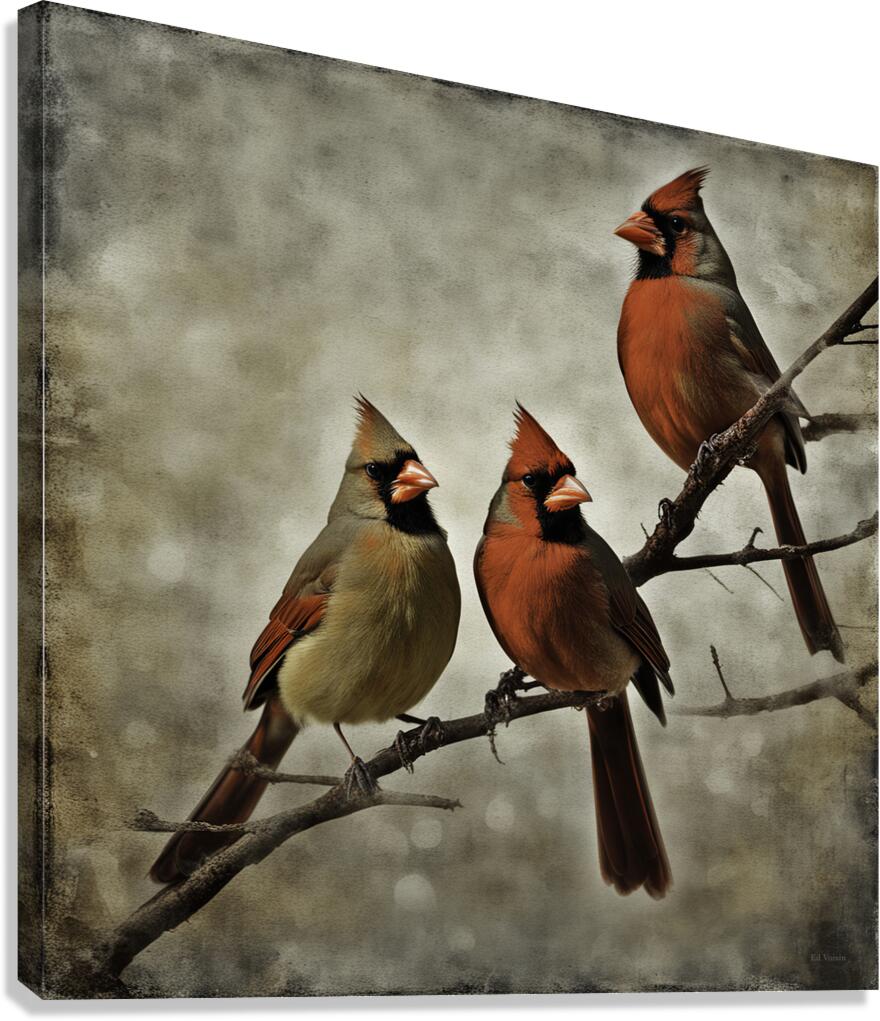 CARDINALS 7 Canvas Print