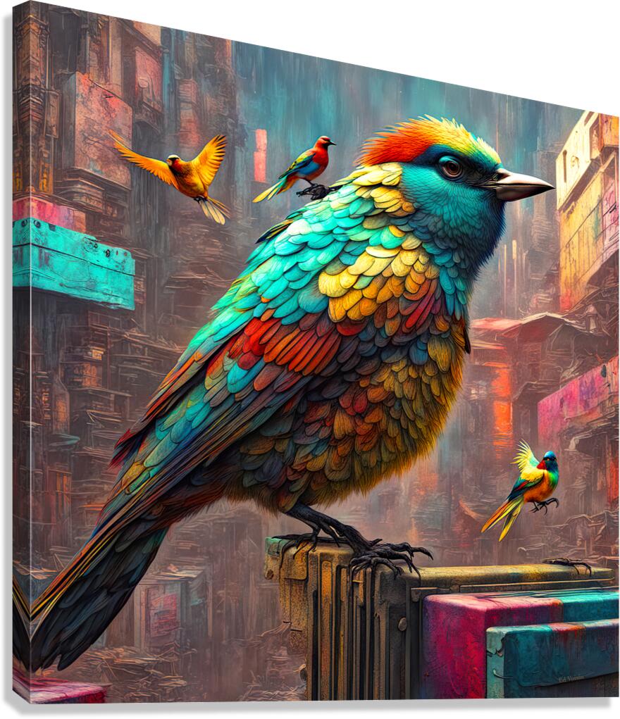 FUTURE BIRDS Canvas Print