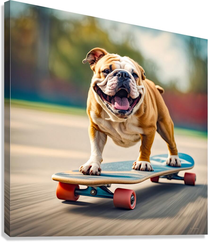 BORN TO SKATE III Canvas Print