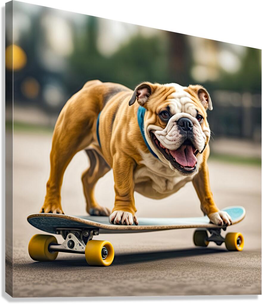 BORN TO SKATE V Canvas Print