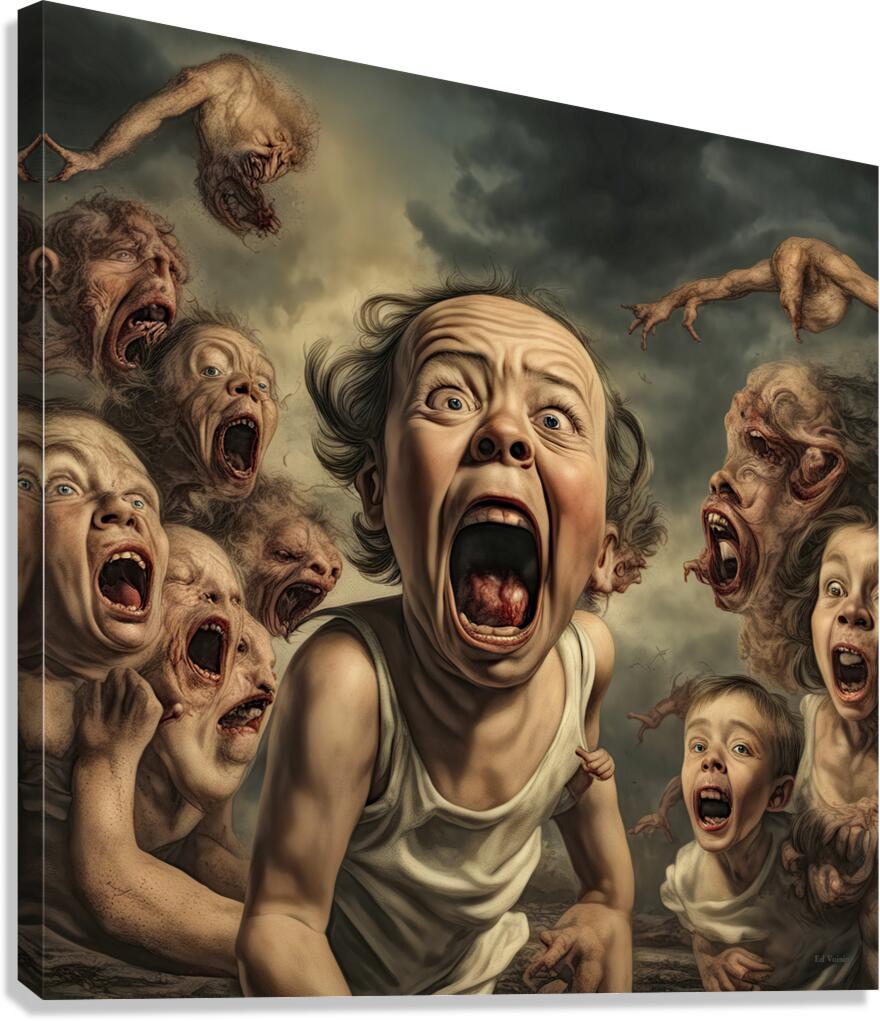 FACE YOUR FEARS 6 Canvas Print