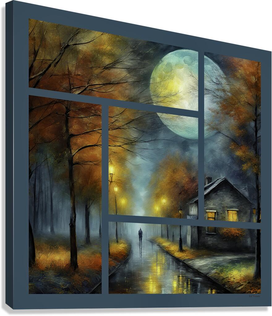 3 PHASE FULL MOON  Canvas Print