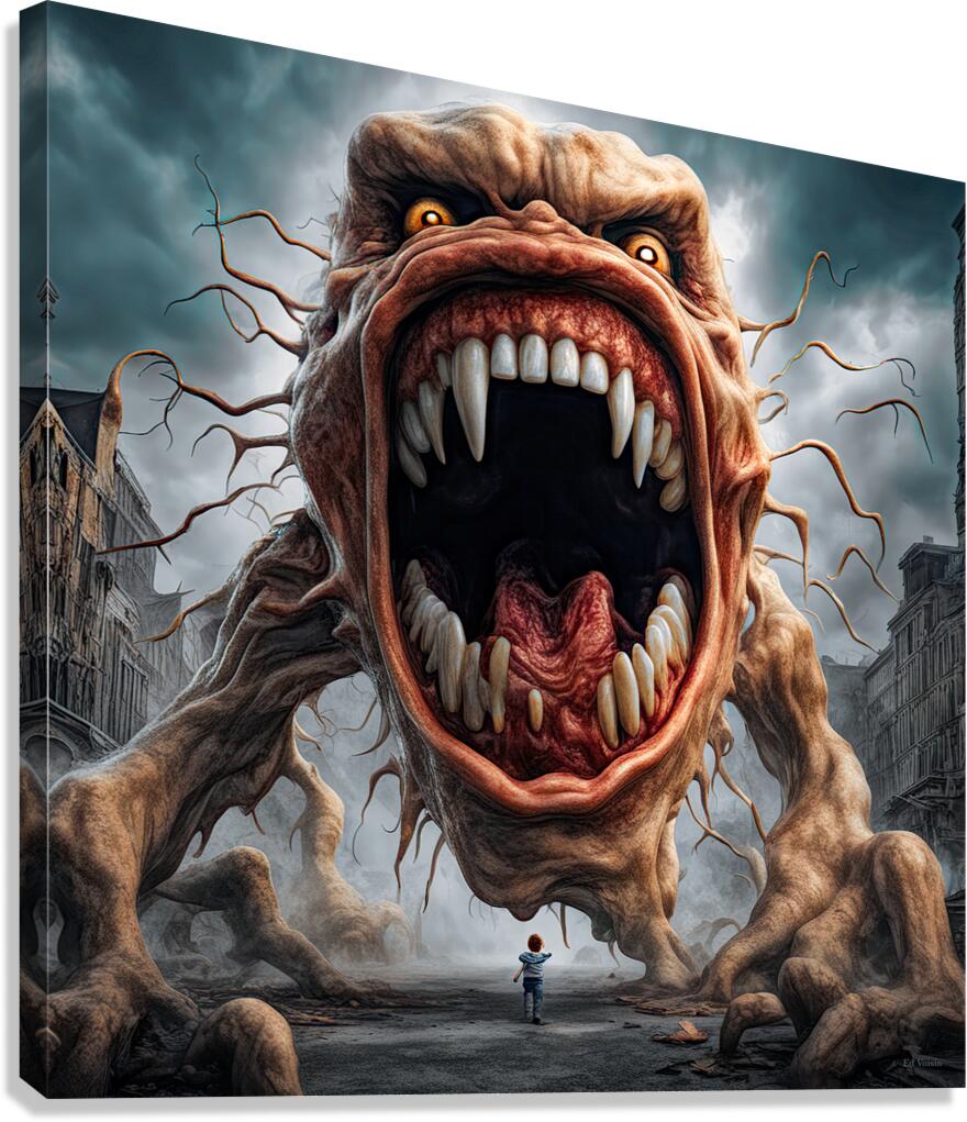 FACE YOUR FEARS 12 Canvas Print