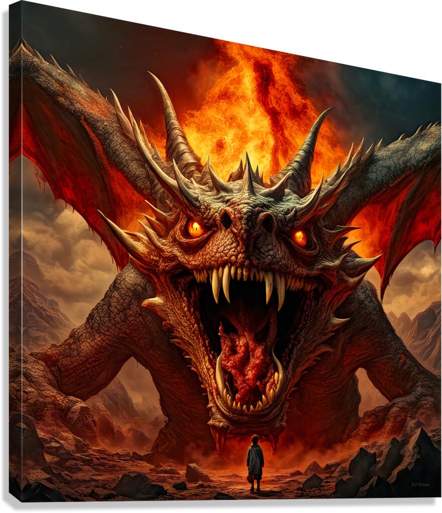 FACE YOUR FEARS 14 Canvas Print