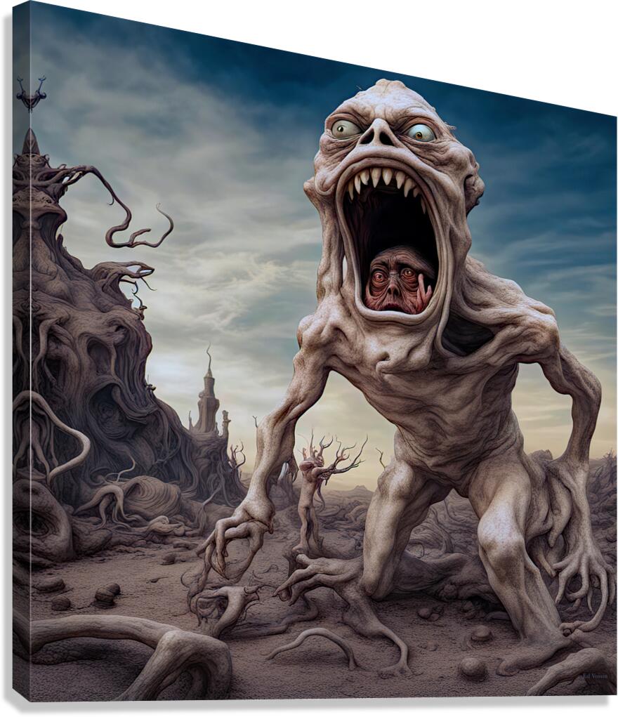 FACE YOUR FEARS 15 Canvas Print