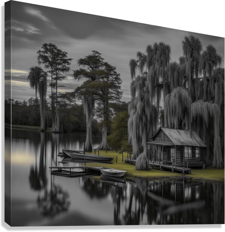 WINTER CAMP Canvas Print