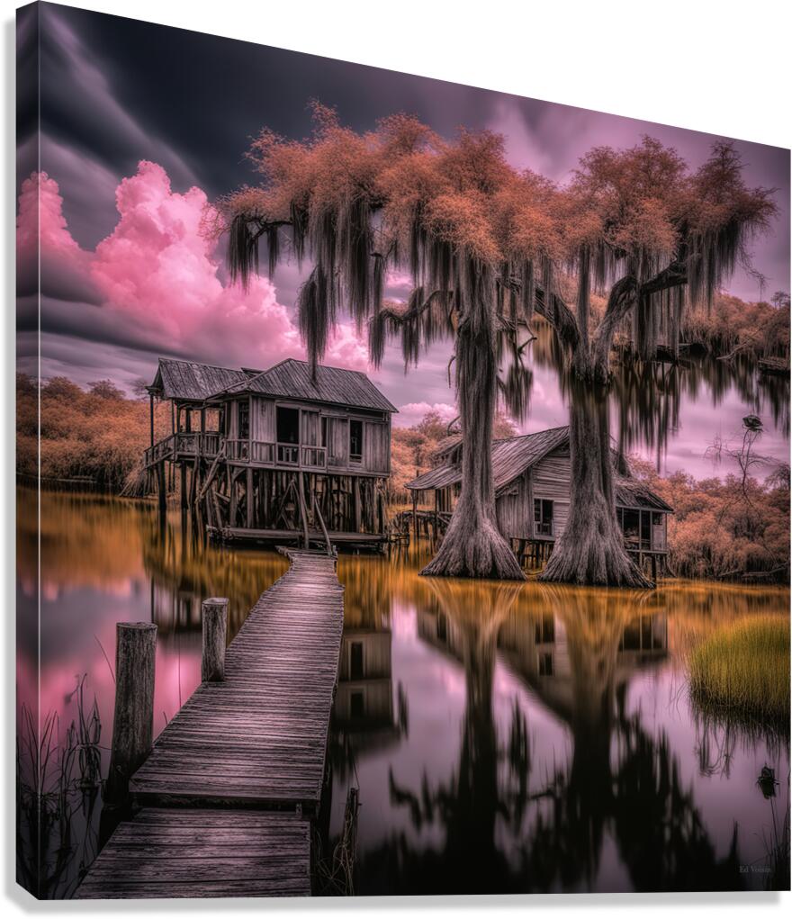 THE LONG DOCK Canvas Print