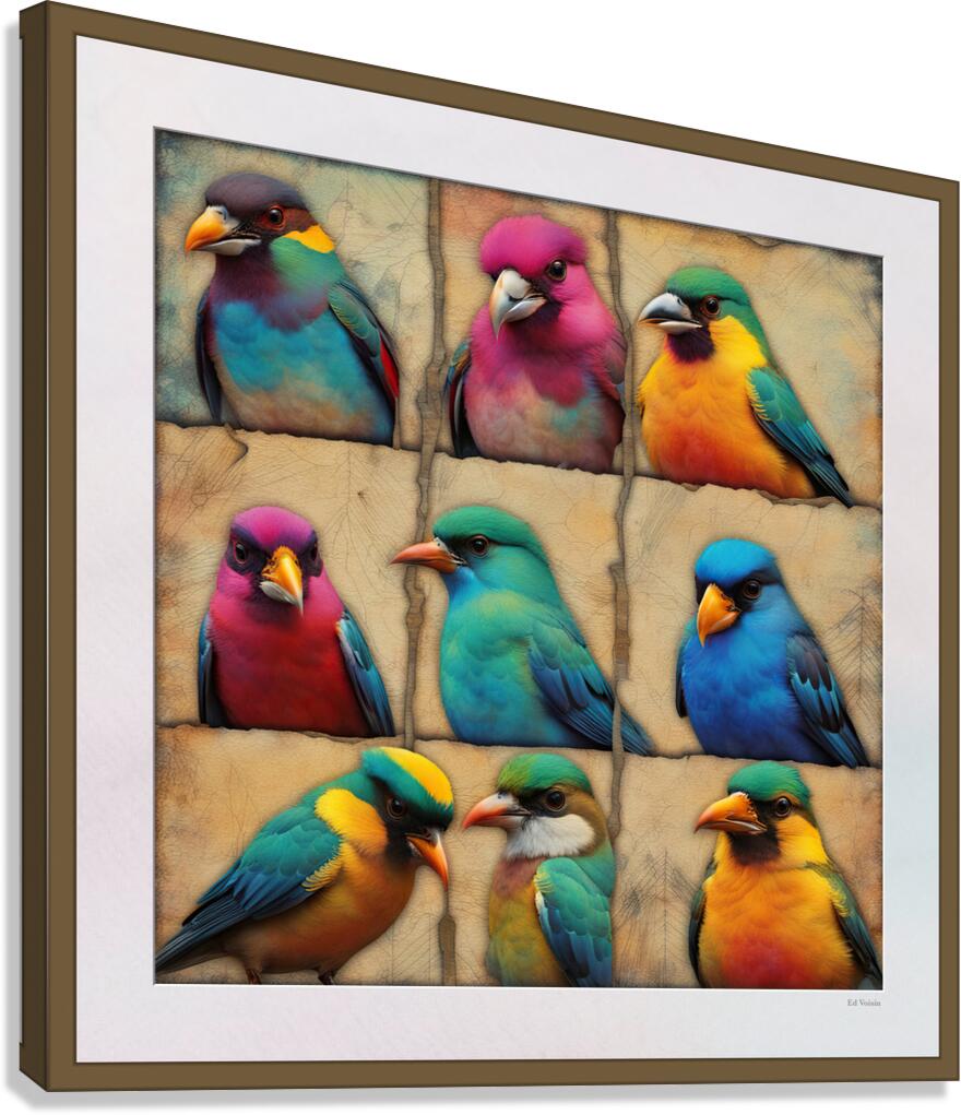 THE  LINE UP Canvas Print