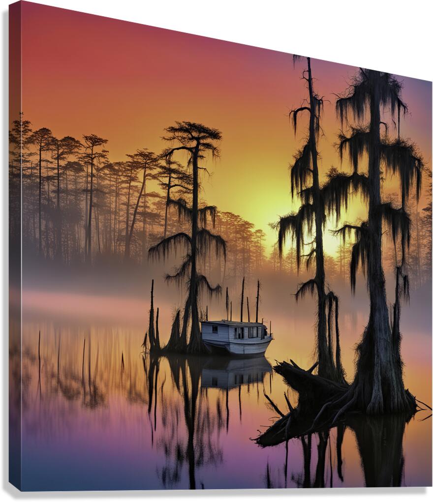 LETS PARK HERE Canvas Print