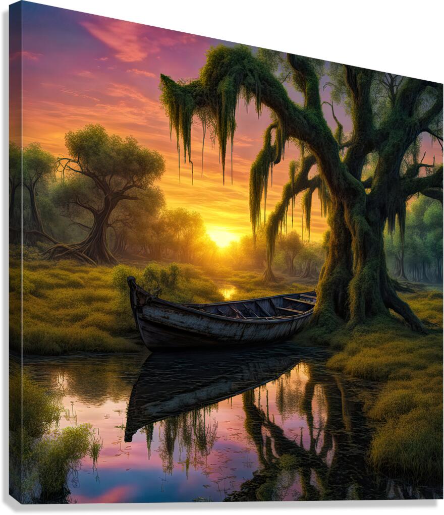 PIROGUE 2 Canvas Print