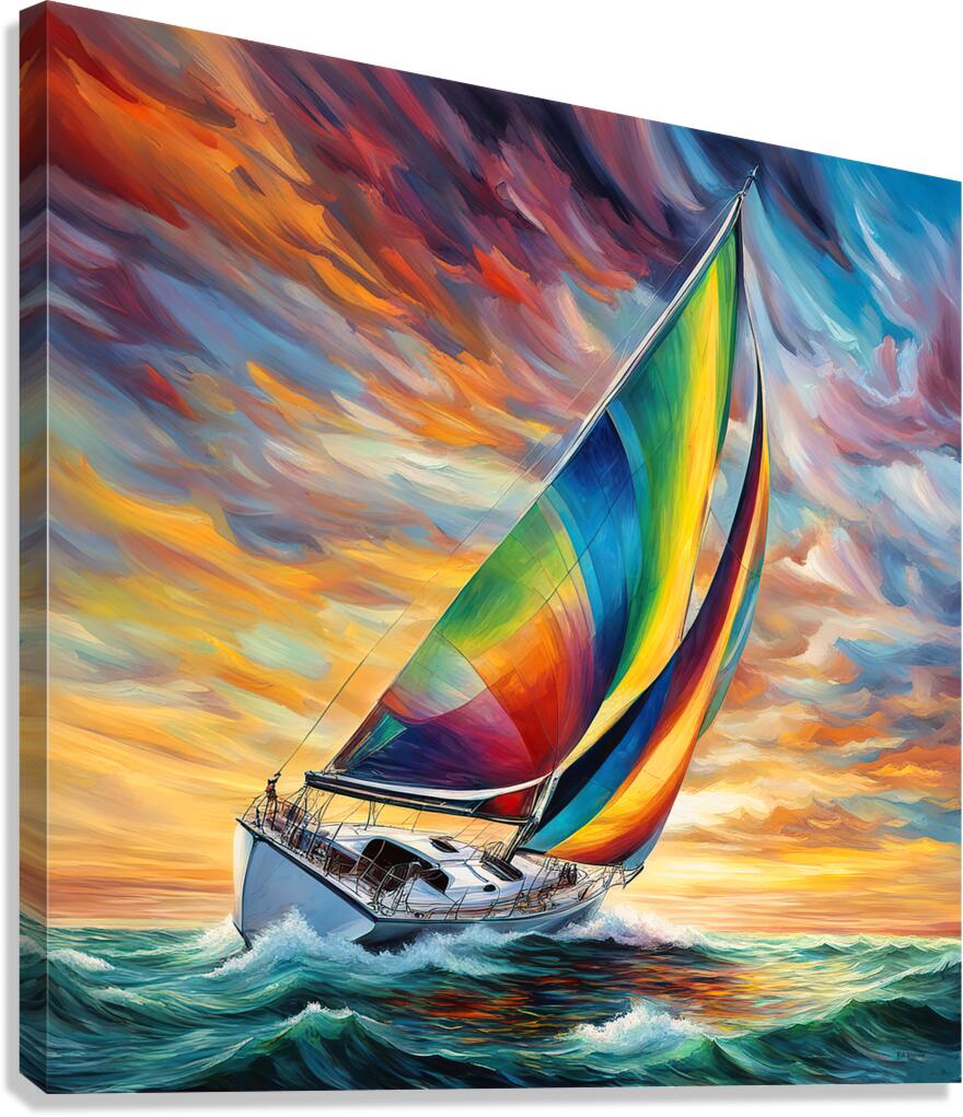 INTO THE TRIANGLE Canvas Print