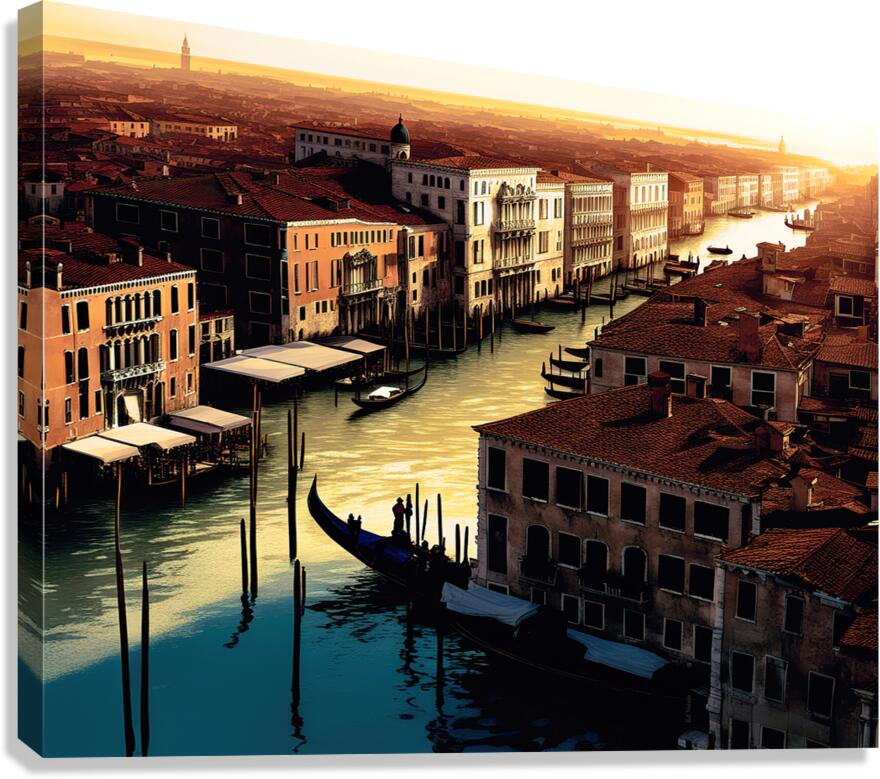 VENICE SUNRISE......WIDESCREEN Canvas Print