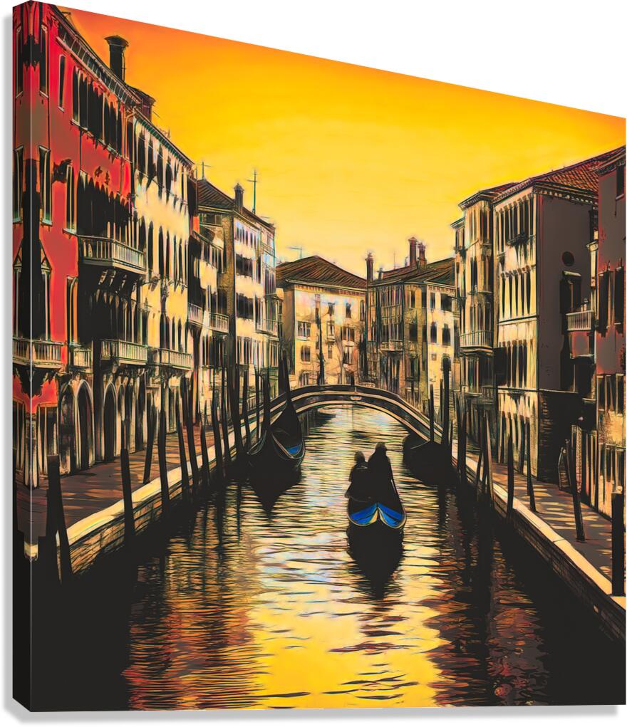 VENICE BRIDGE......BUZ SIM Canvas Print